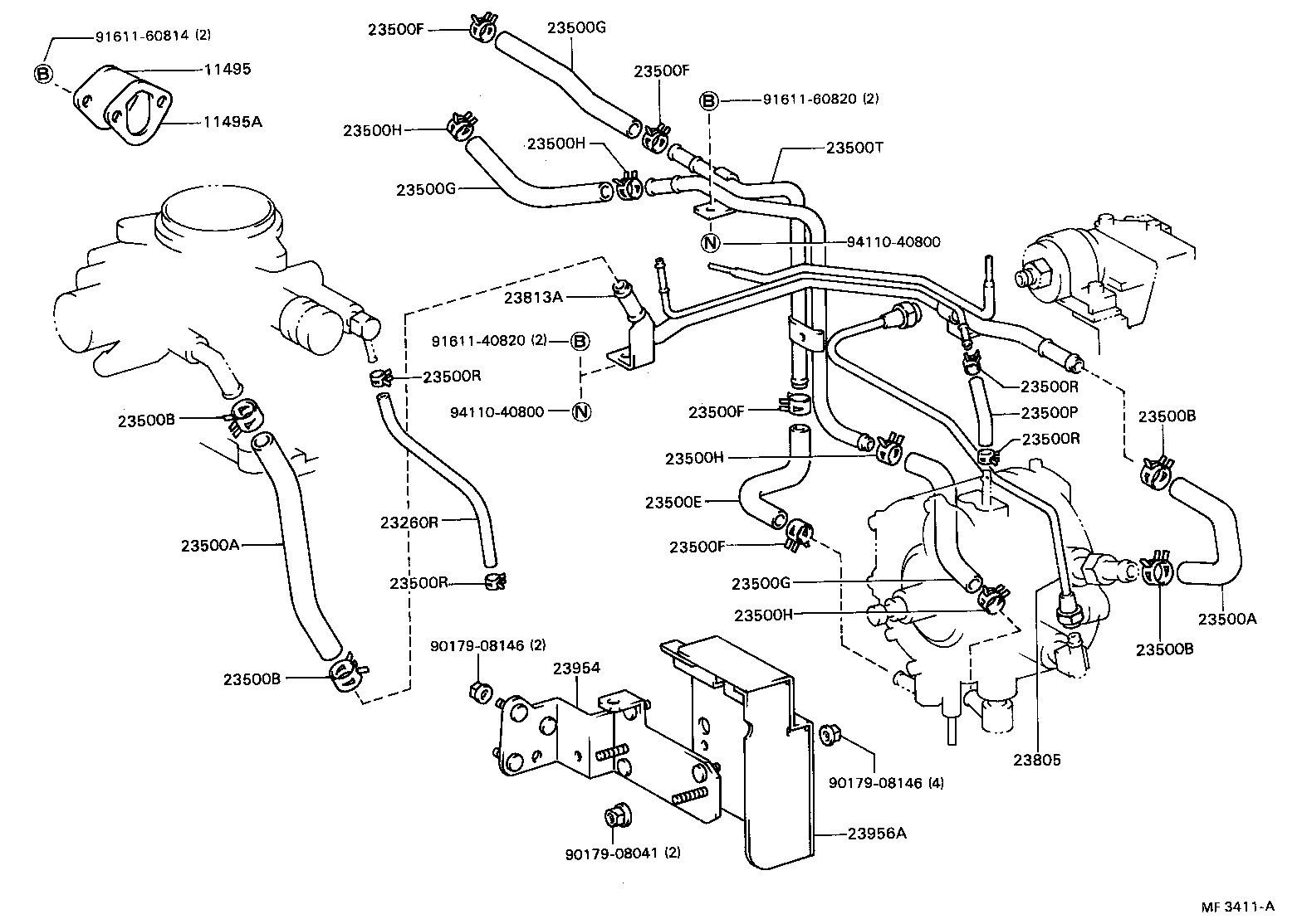 23954-73010 BRACKET, LPG REGULATOR product image