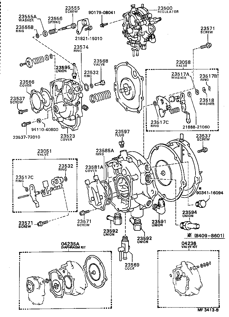 23500-73050 REGULATOR ASSY, LPG(CNG) product image