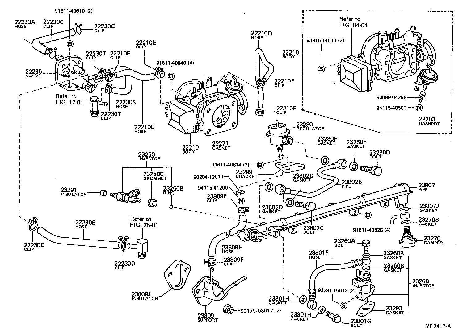 22271-88300 GASKET, THROTTLE BODY product image