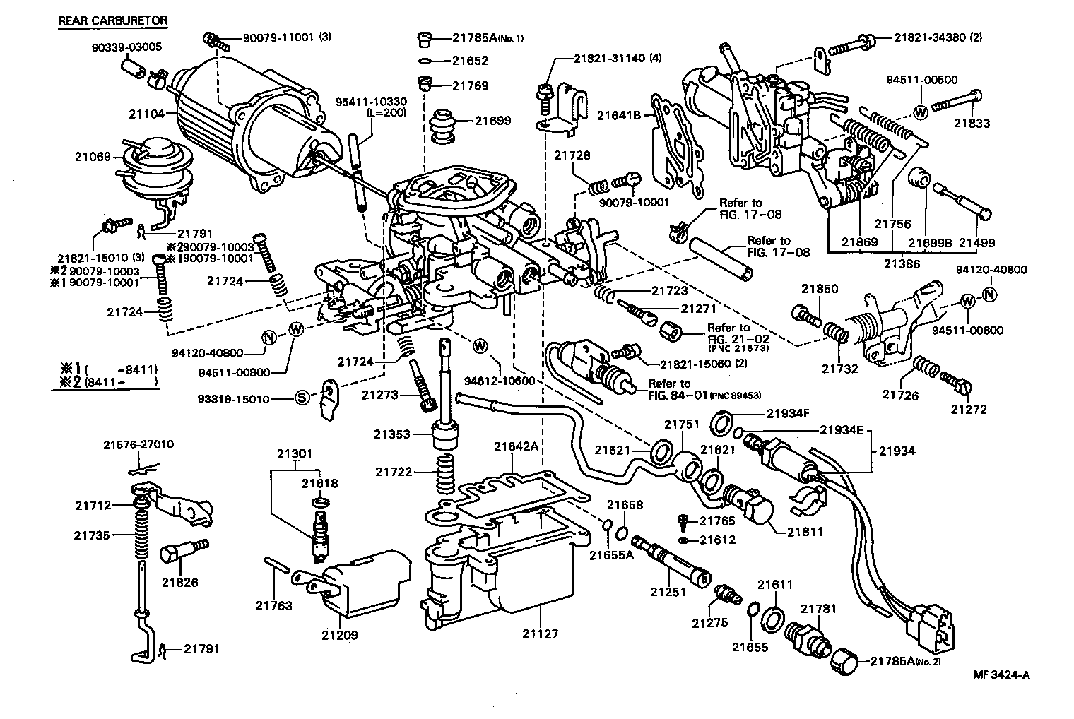 21072-15230 SOLENOID, THROTTLE VALVE product image
