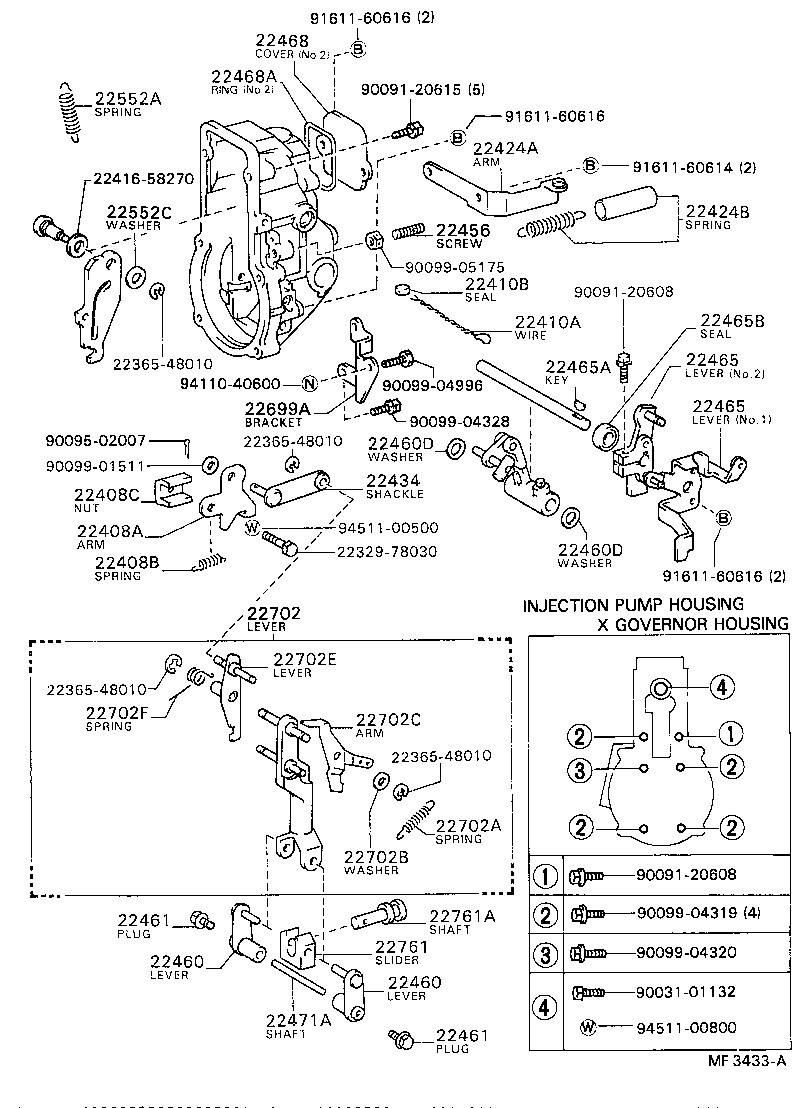 22410-58320 GOVERNOR ASSY, INJECTION PUMP MECHANICAL product image