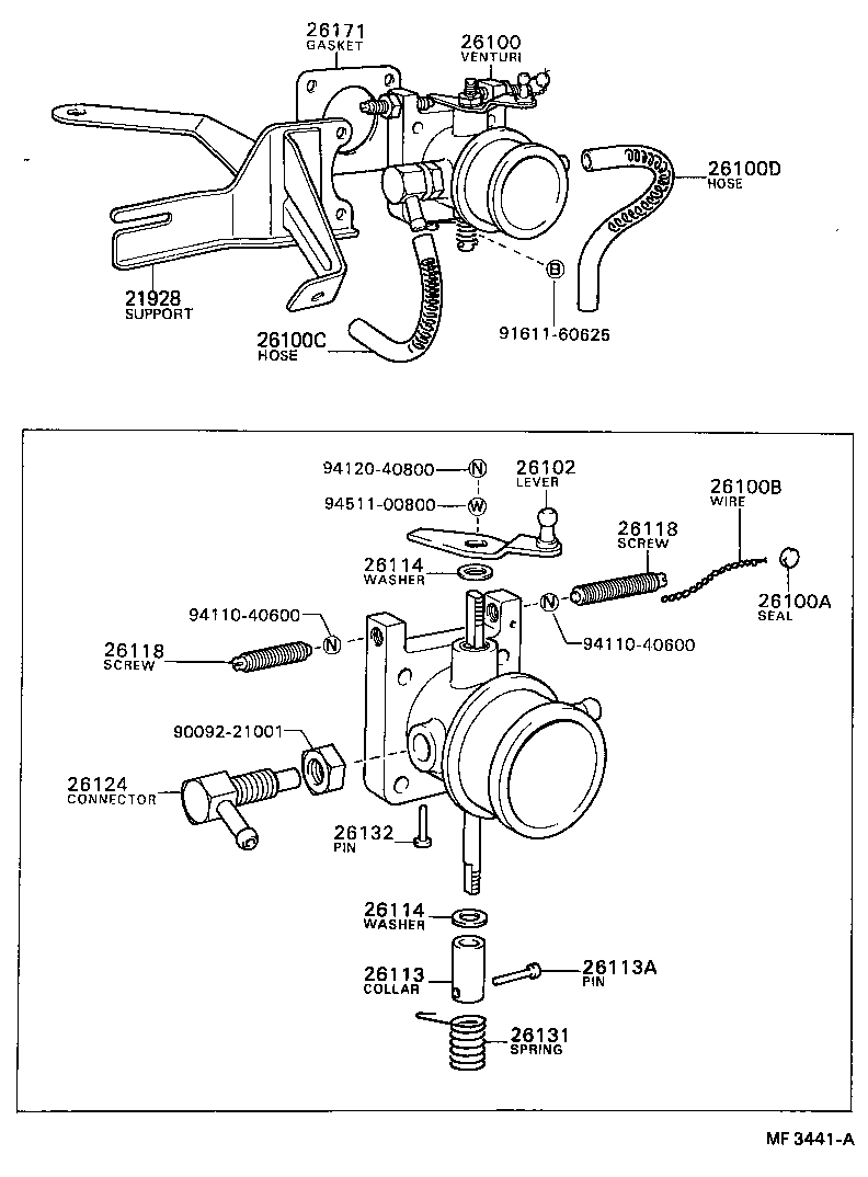 26171-56040 GASKET, VENTURI product image