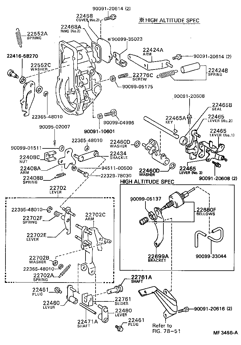 22013-78070 HOUSING SUB-ASSY, FULLROAD STOPPER product image