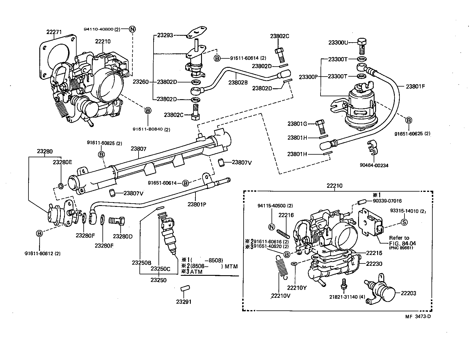 23209-11010 INJECTOR ASSY, FUEL product image