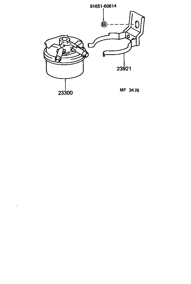 23921-55010 SUPPORT, FUEL FILTER product image