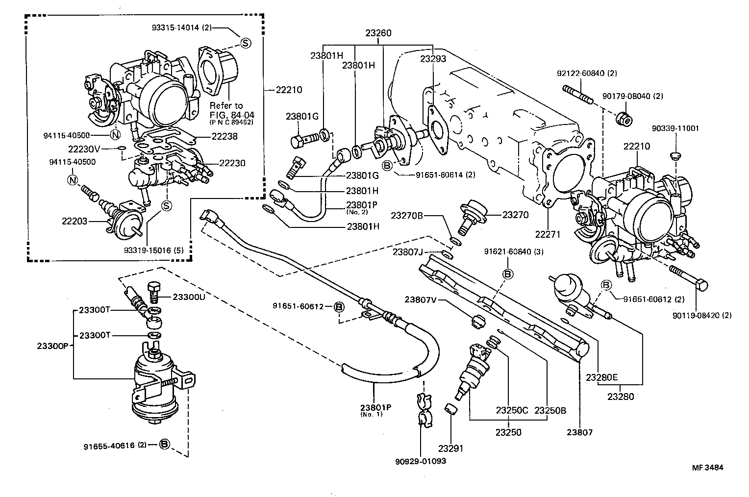 22271-16010 GASKET, THROTTLE BODY product image