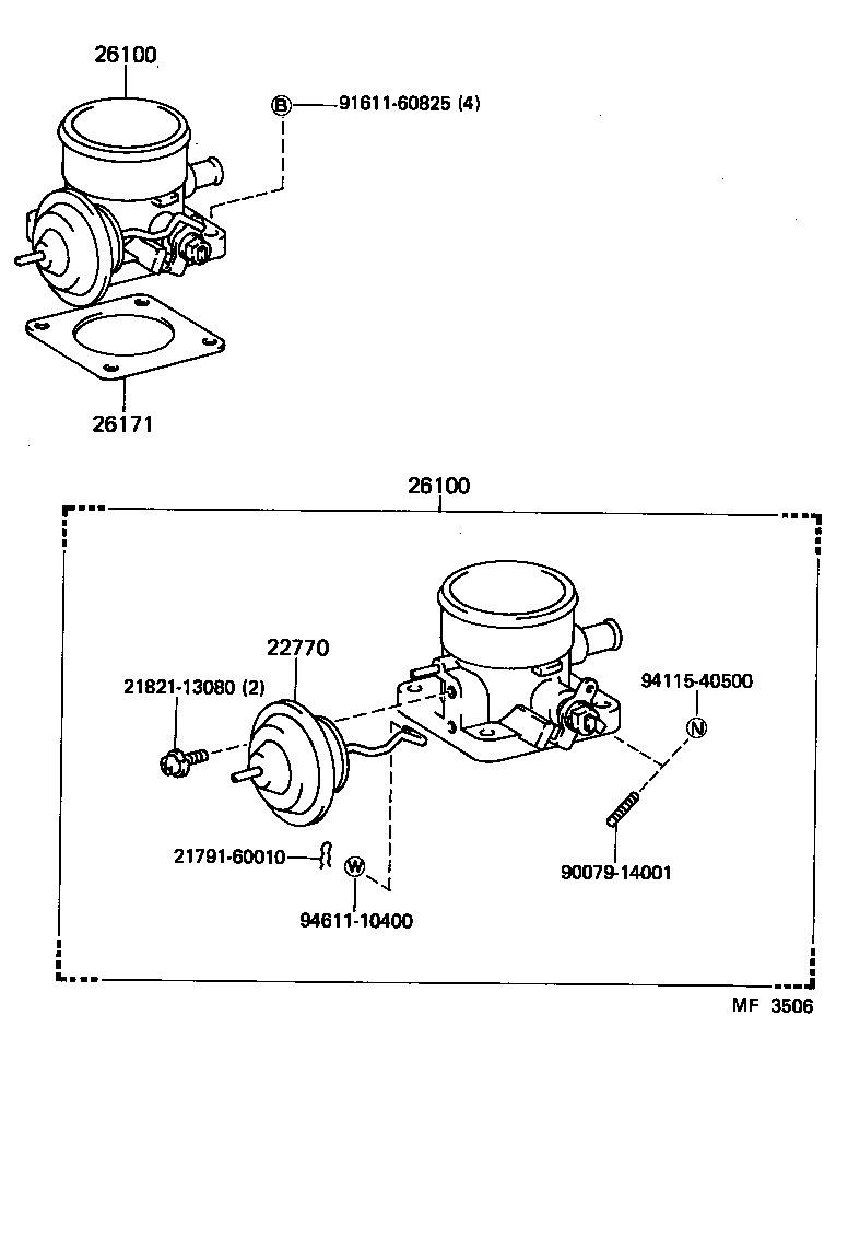 26100-68030 VENTURI ASSY product image