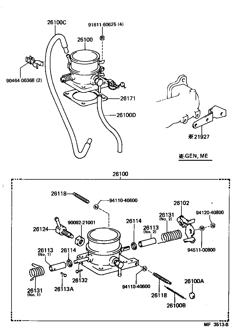 21927-56021 SUPPORT, WIRE(FOR ACCELERATOR BELLCRANK) product image