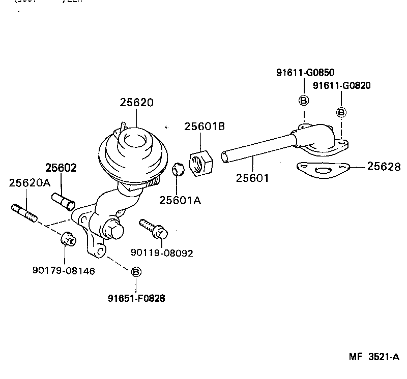 25624-54030 ADAPTER, EGR VALVE product image