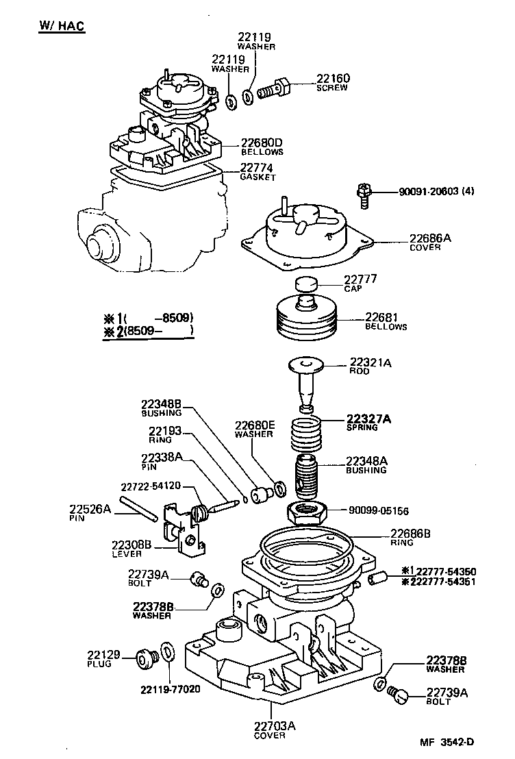 22101-54261 HOUSING SUB-ASSY, INJECTION PUMP product image