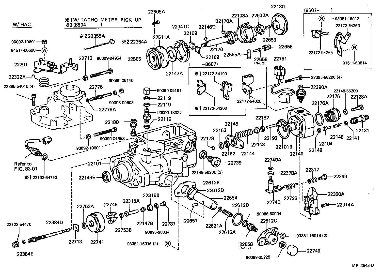 22101-54261 HOUSING SUB-ASSY, INJECTION PUMP product image