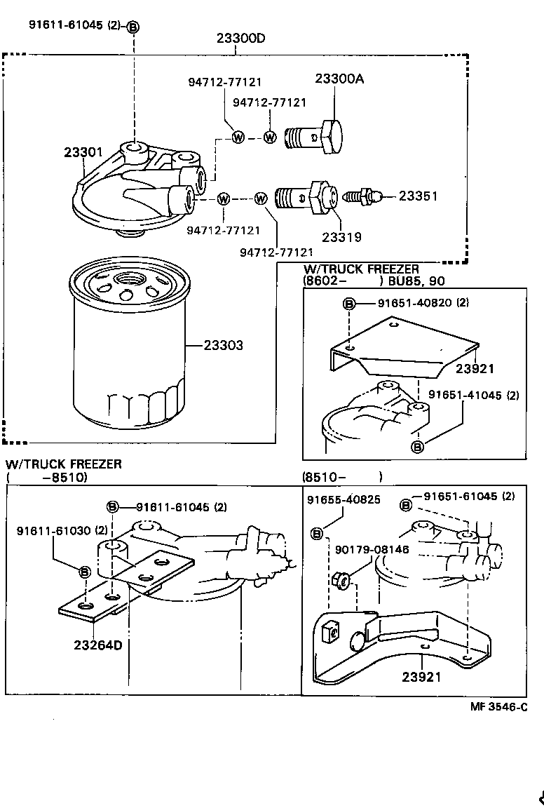 23921-56010 SUPPORT, FUEL FILTER product image