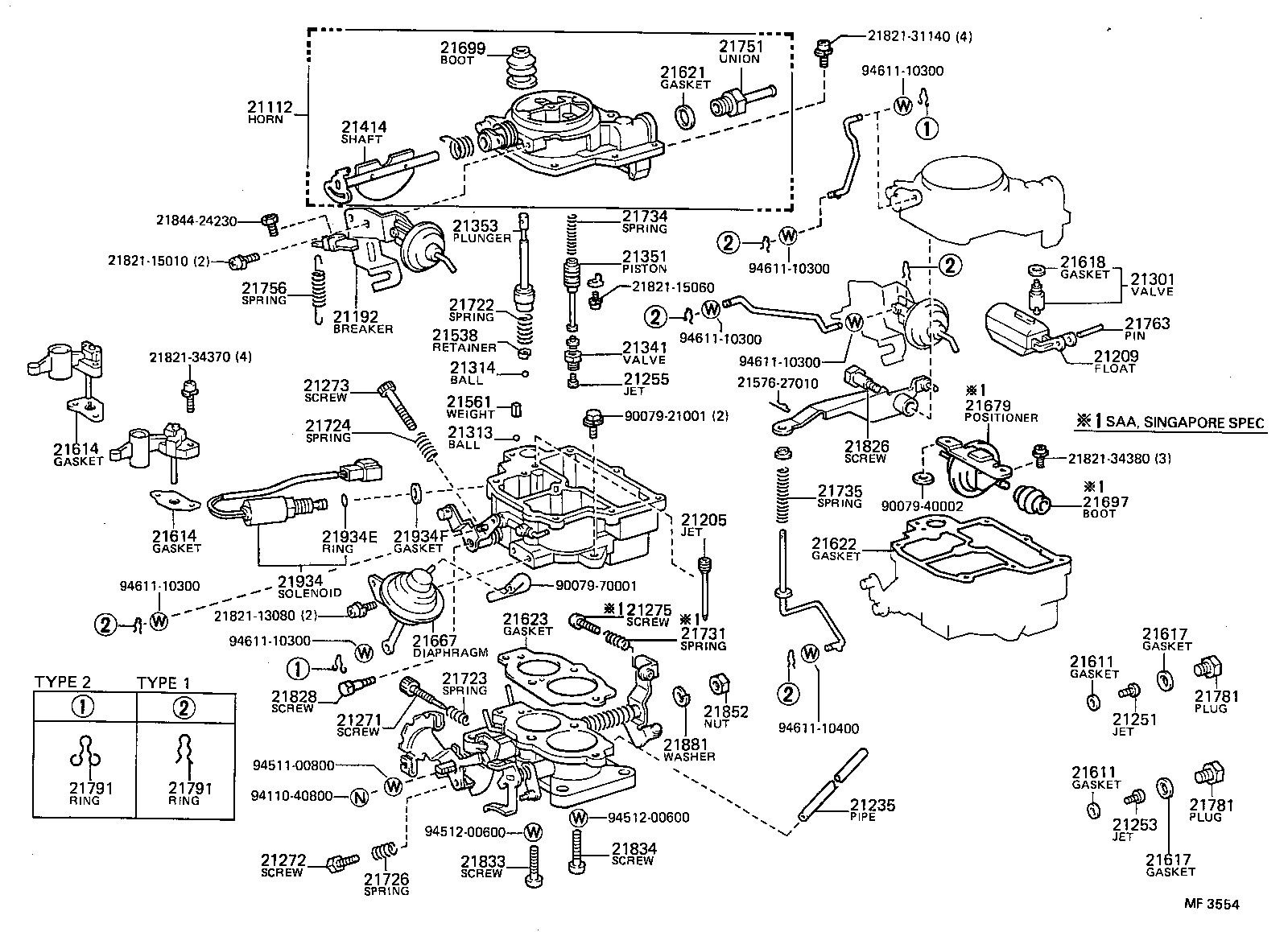 21273-14130 SCREW, THROTTLE ADJUSTING product image