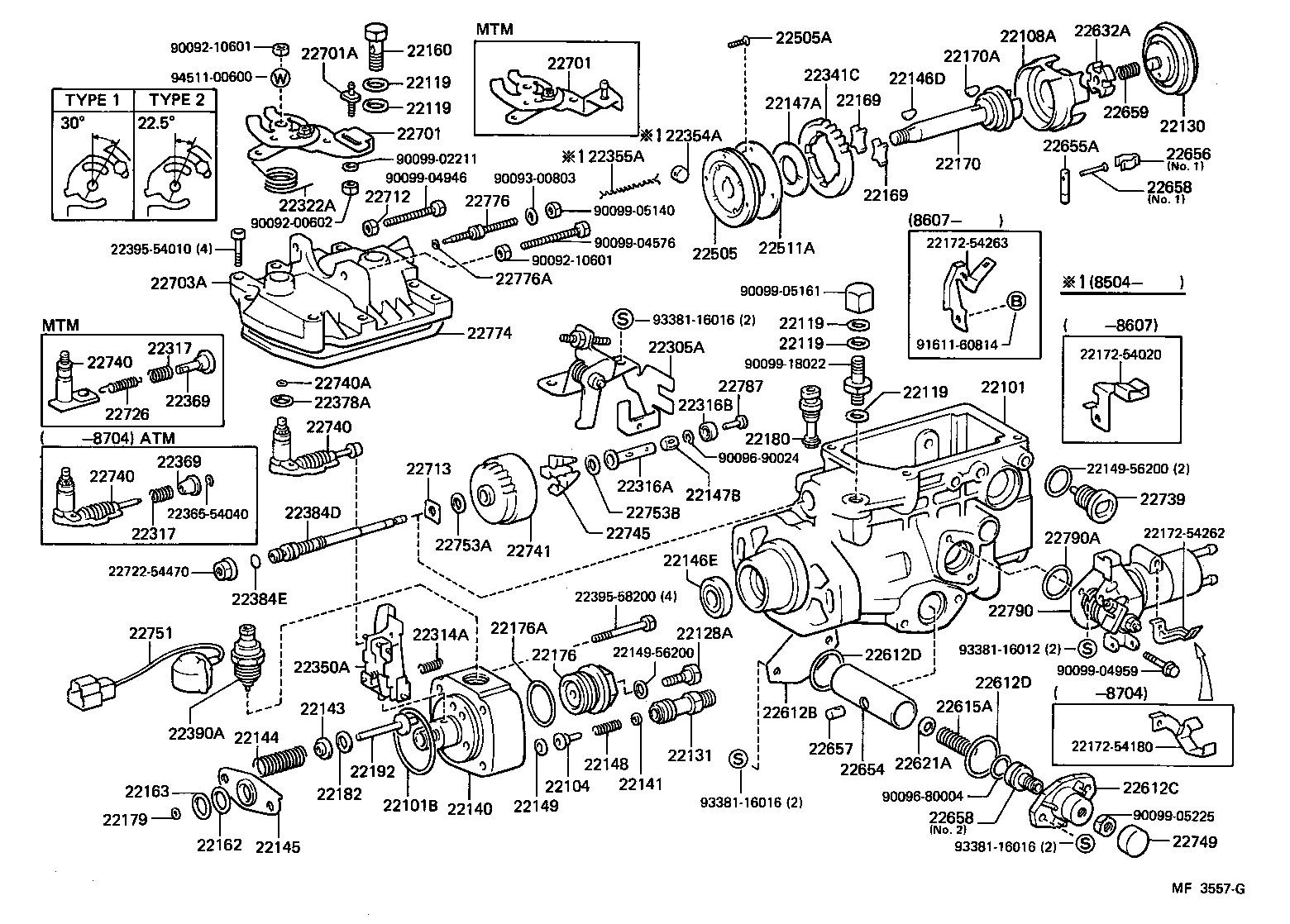 22104-54070 VALVE SUB-ASSY, INJECTION PUMP DELIVERY product image
