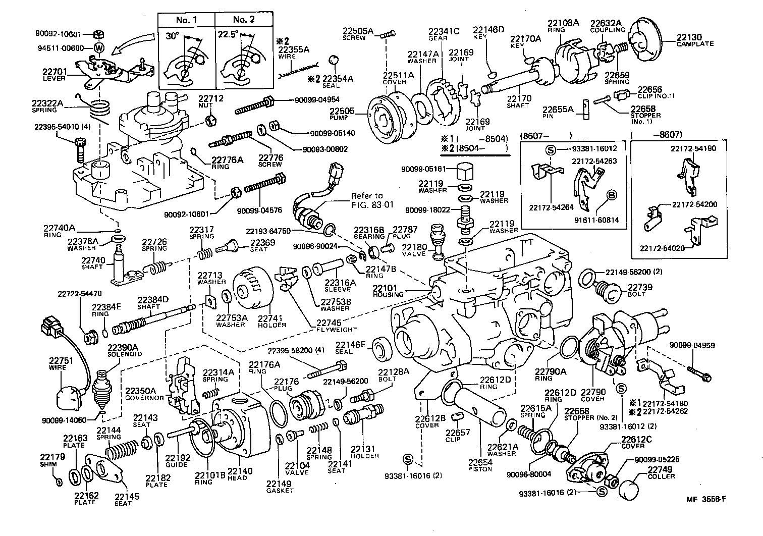22104-54070 VALVE SUB-ASSY, INJECTION PUMP DELIVERY product image