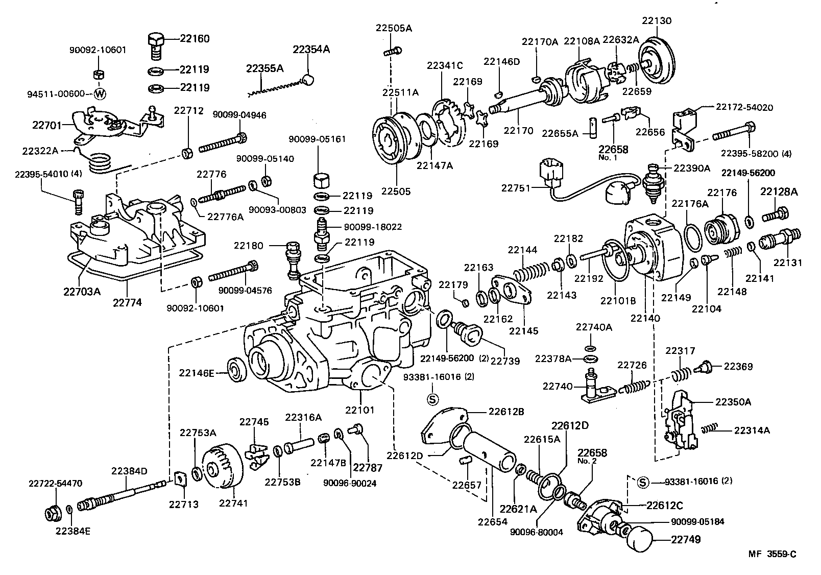 22105-48110 ELEMENT SUB-ASSY, INJECTION PUMP product image