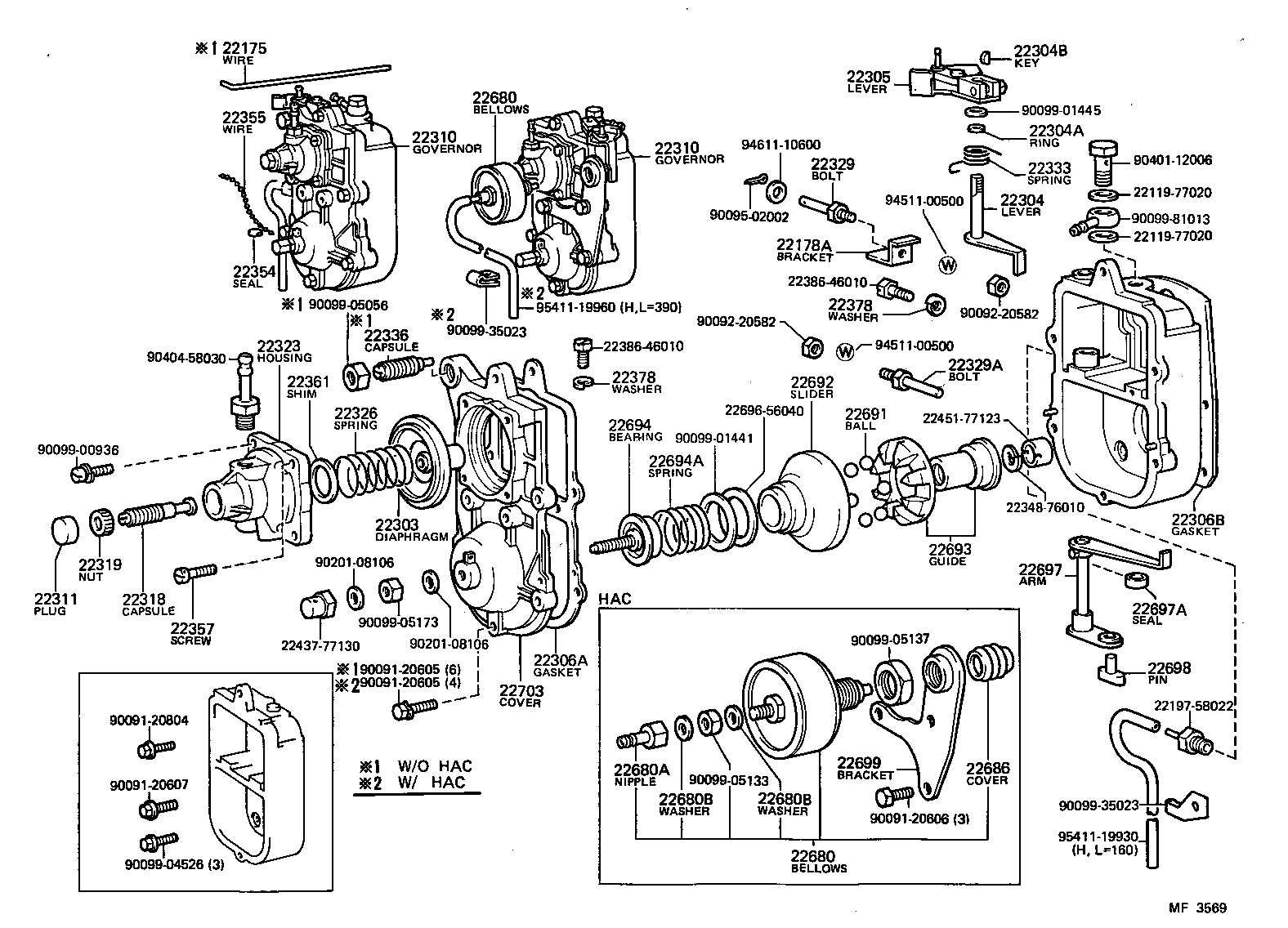 22320-58051 GOVERNOR ASSY, INJECTION PUMP product image