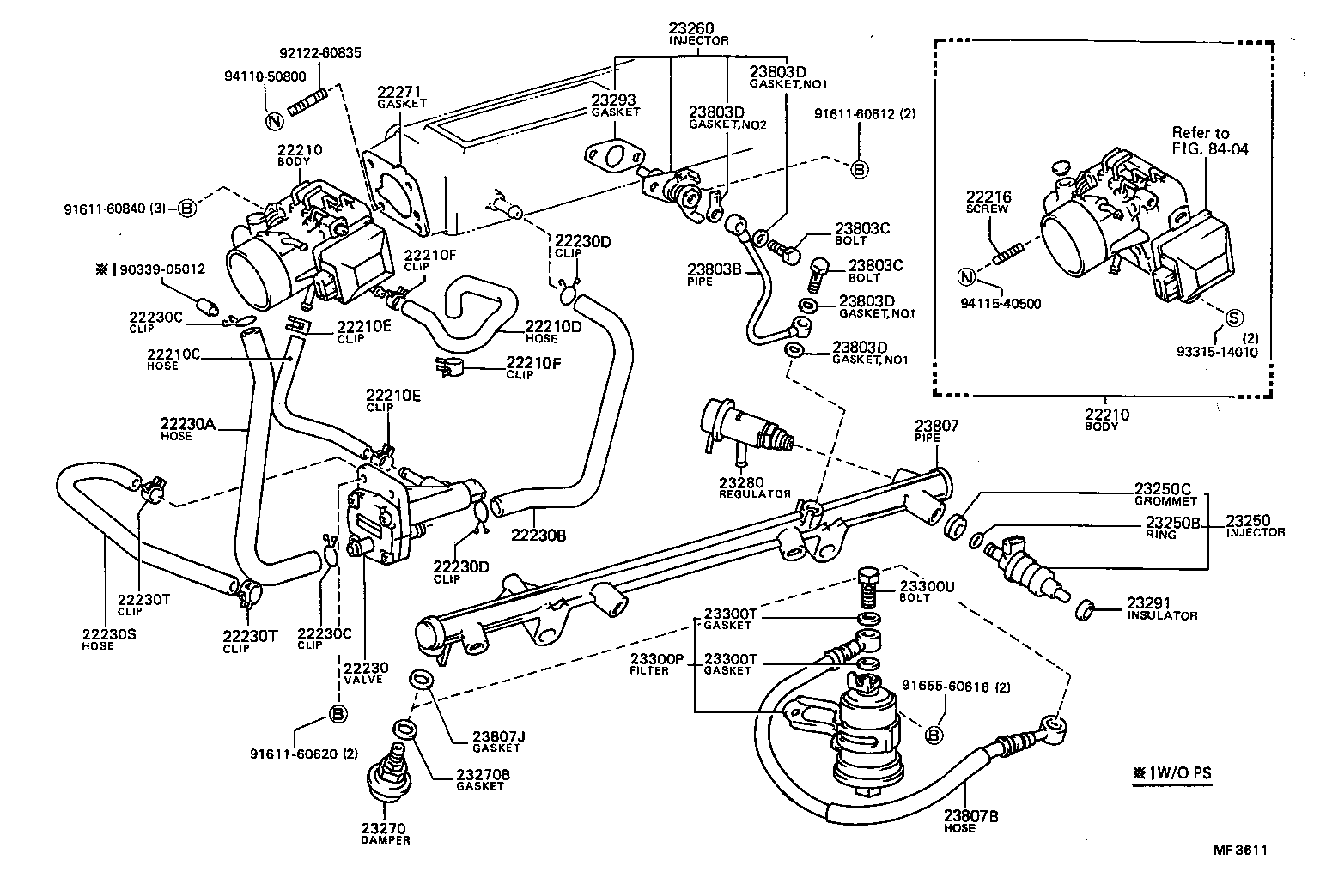 22210-35130 BODY ASSY, THROTTLE product image