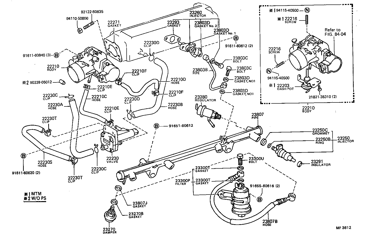 22210-35130 BODY ASSY, THROTTLE product image