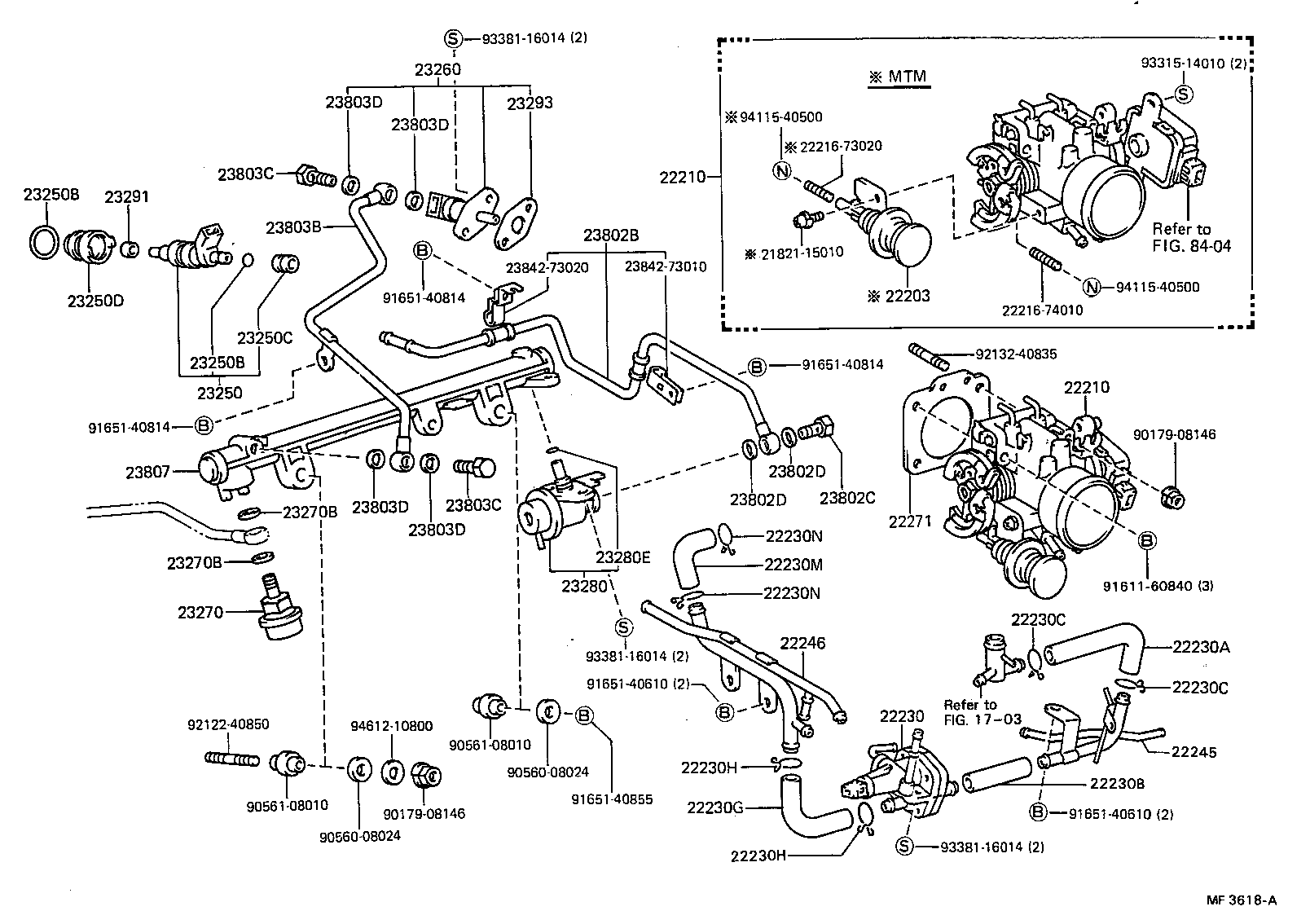 22271-73010 GASKET, THROTTLE BODY product image