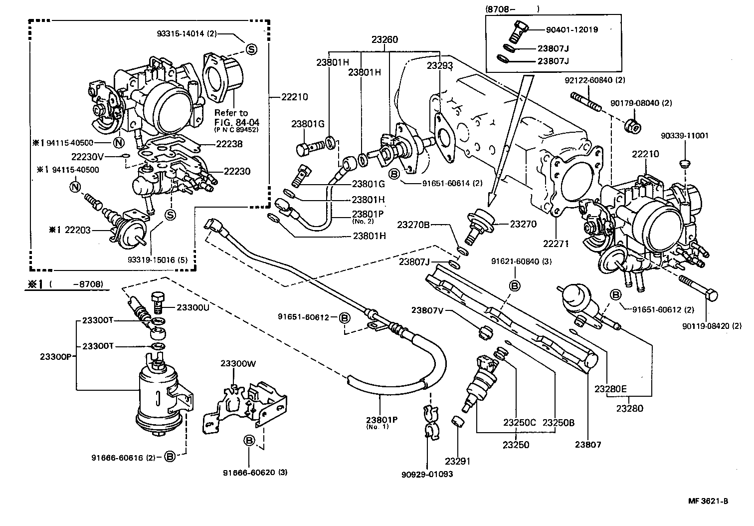 23209-63010 INJECTOR ASSY, FUEL product image
