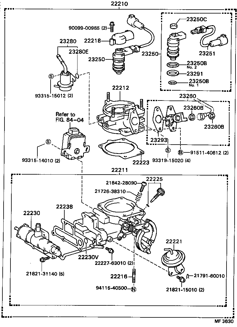 22210-74300 BODY ASSY, THROTTLE product image