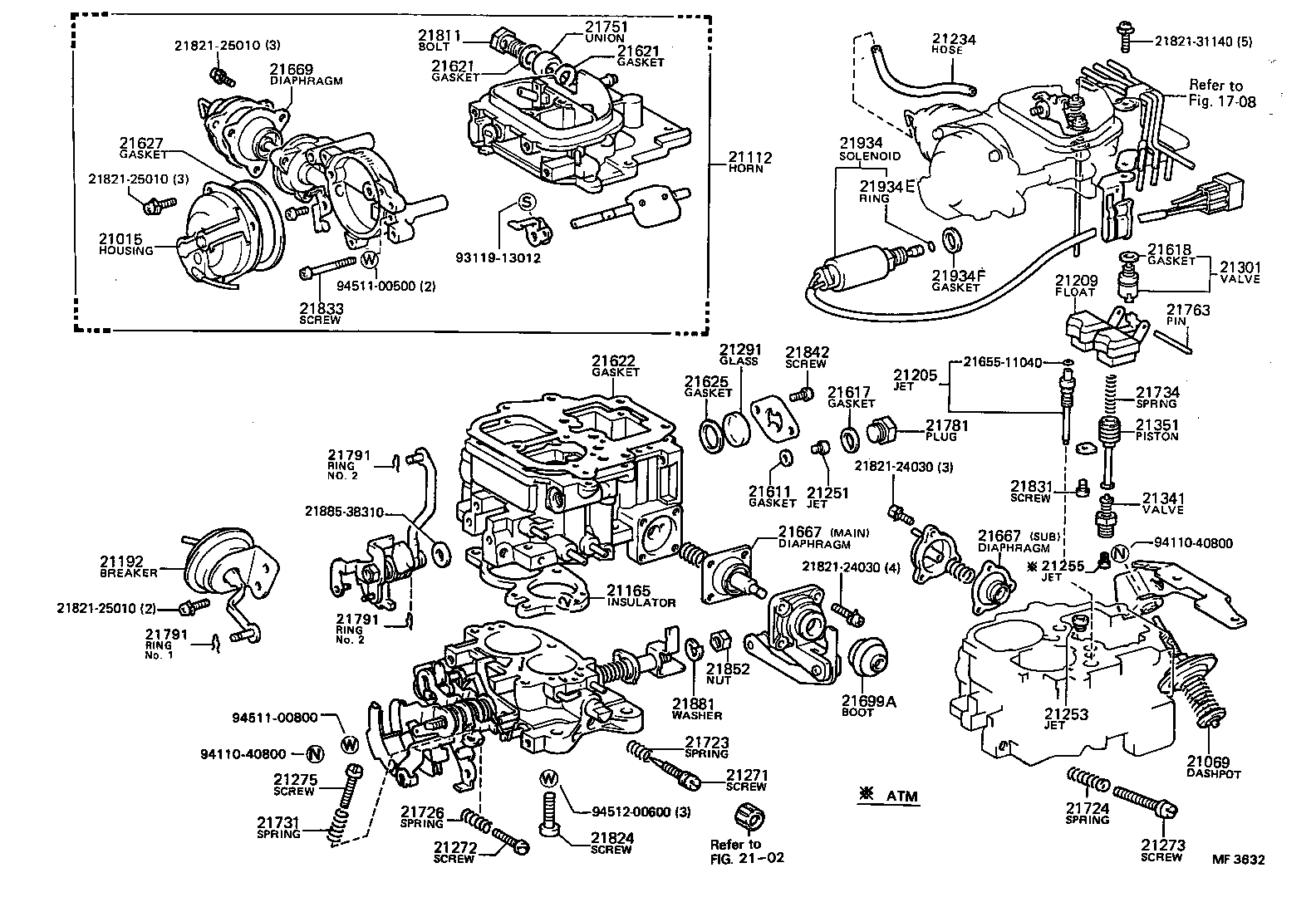 21271-35010 SCREW, IDLE ADJUSTING product image