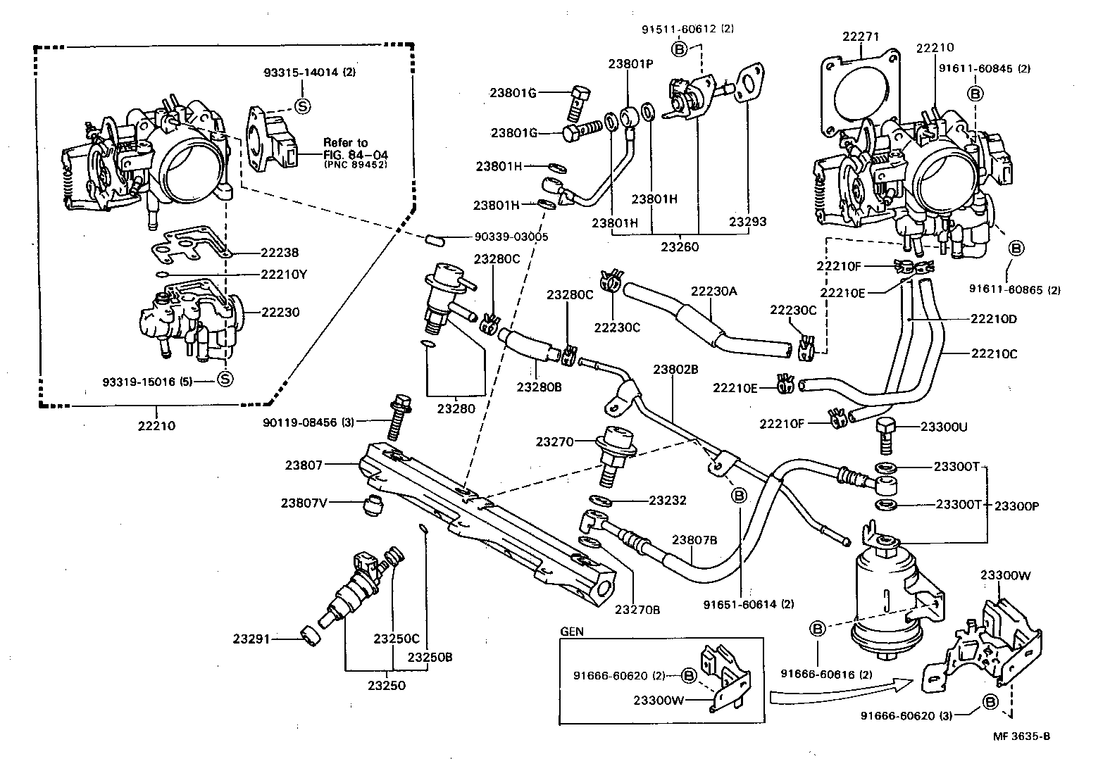 23091-74040 TUBE SUB-ASSY, FUEL PUMP product image