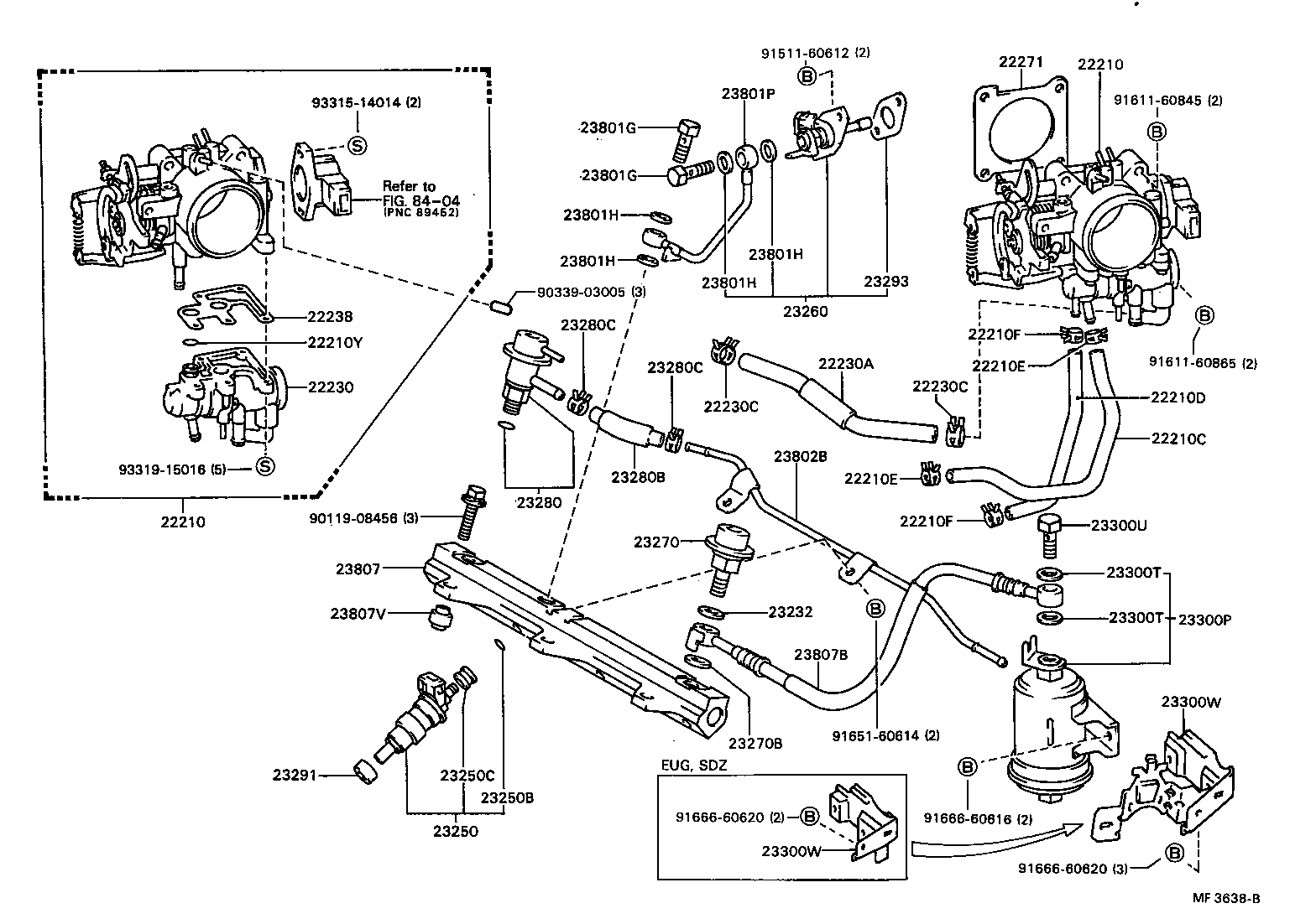 22210-74161 BODY ASSY, THROTTLE product image
