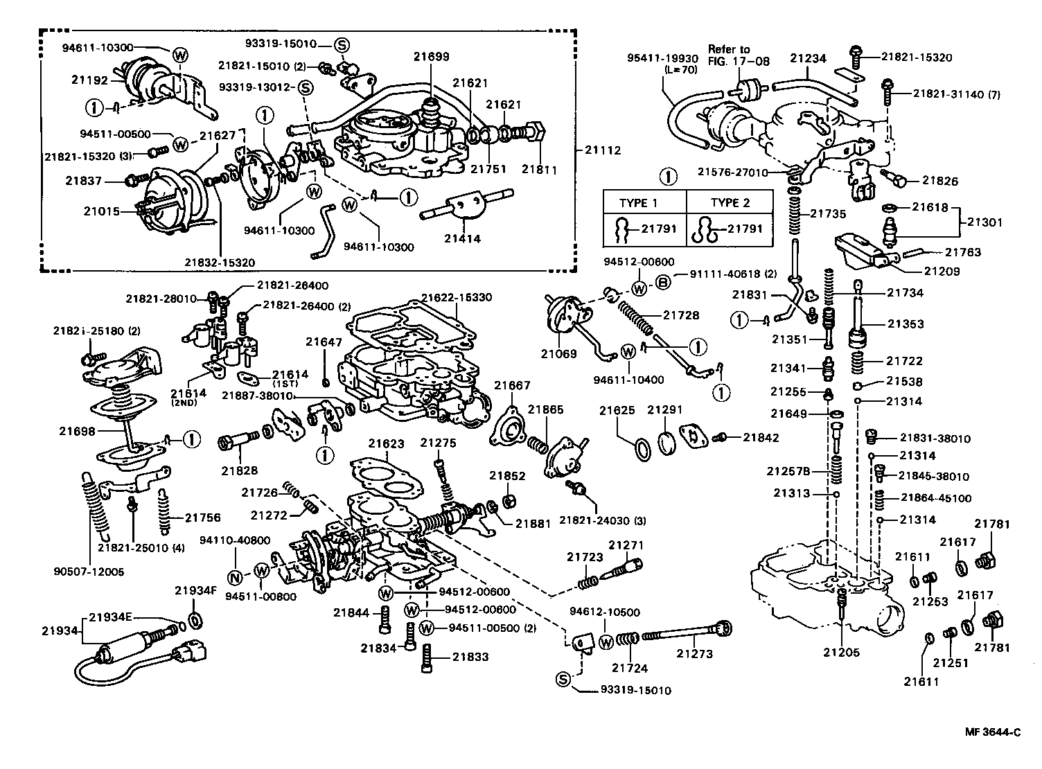 21062-16190 SOLENOID, THROTTLE VALVE product image