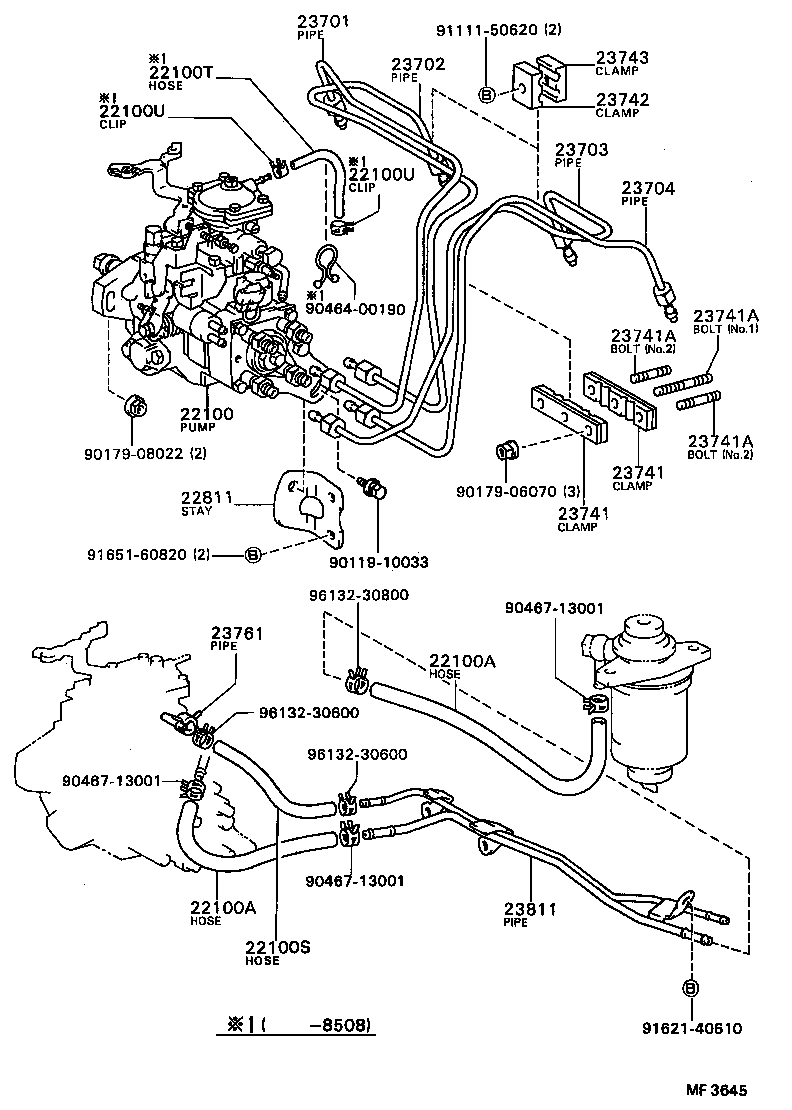 22100-64880 PUMP ASSY, INJECTION OR SUPPLY product image
