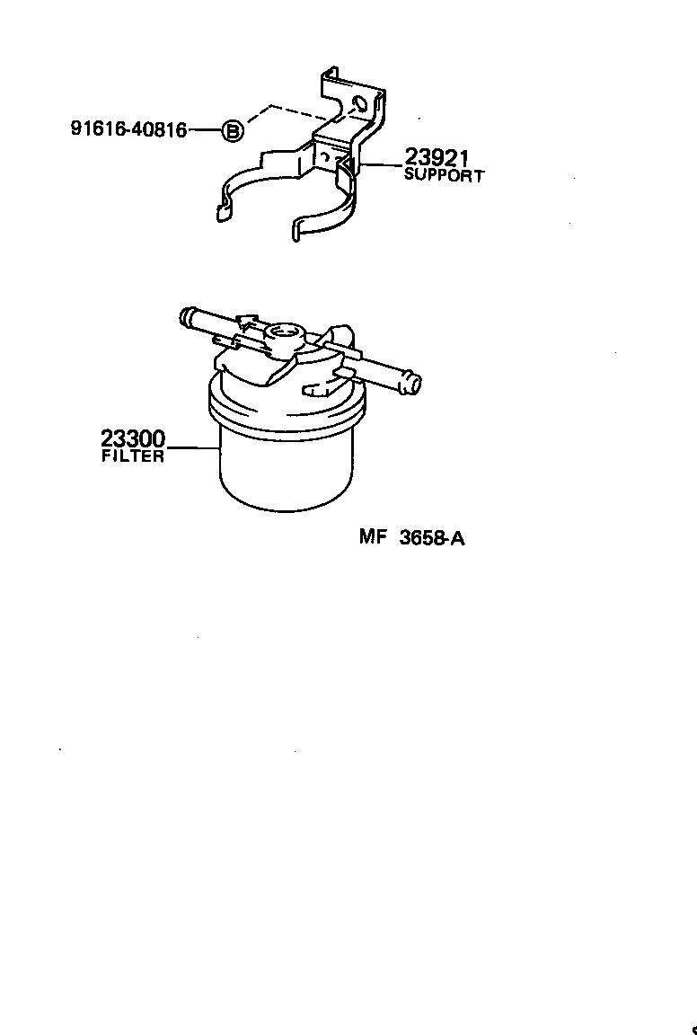 23301-54090 CAP ASSY, FUEL FILTER product image