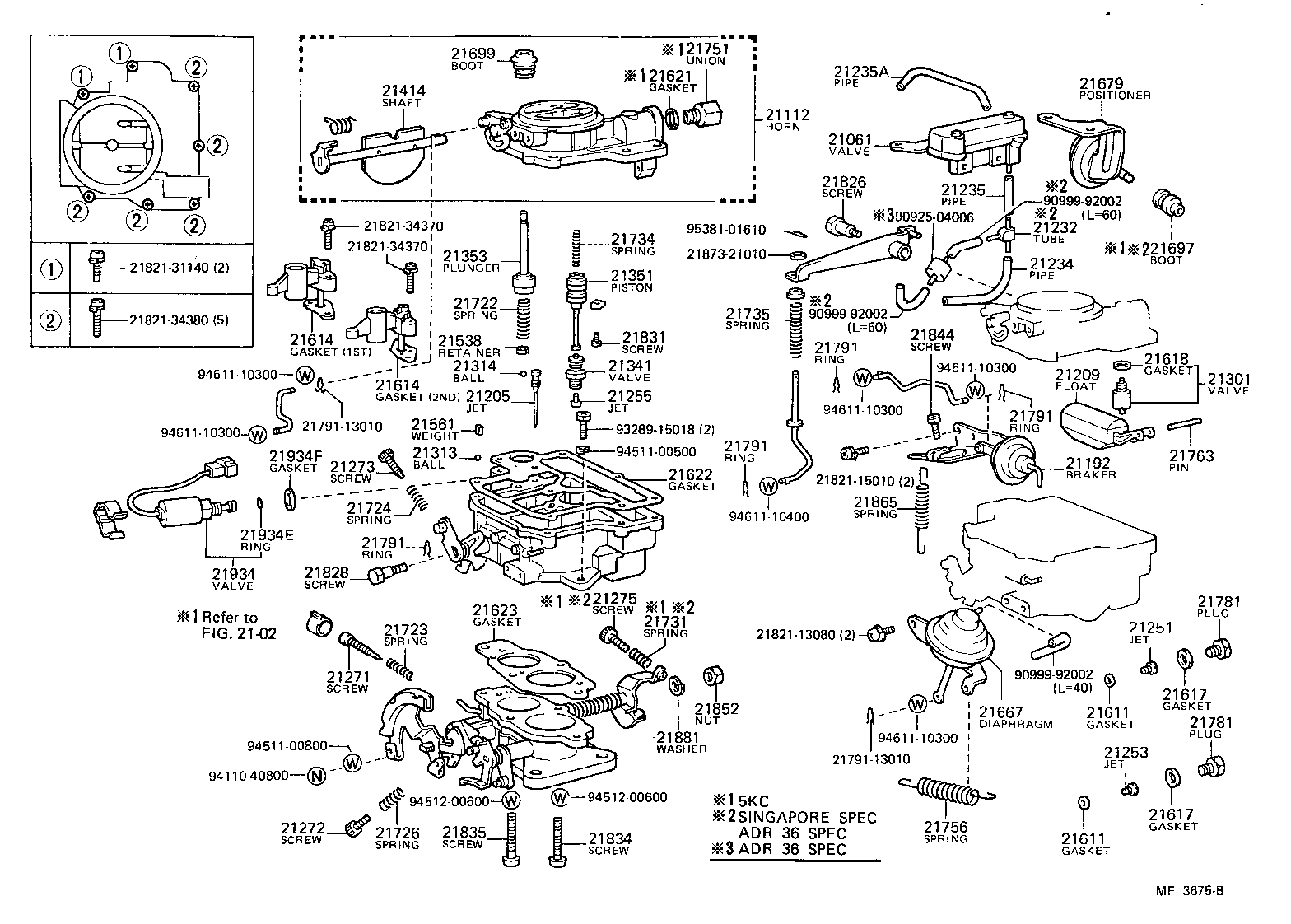 21271-13210 SCREW, IDLE ADJUSTING product image