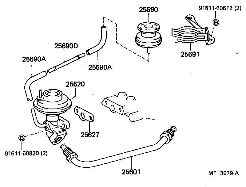 17376-13011 GASKET(FOR EGR PIPE, NO.1) product image