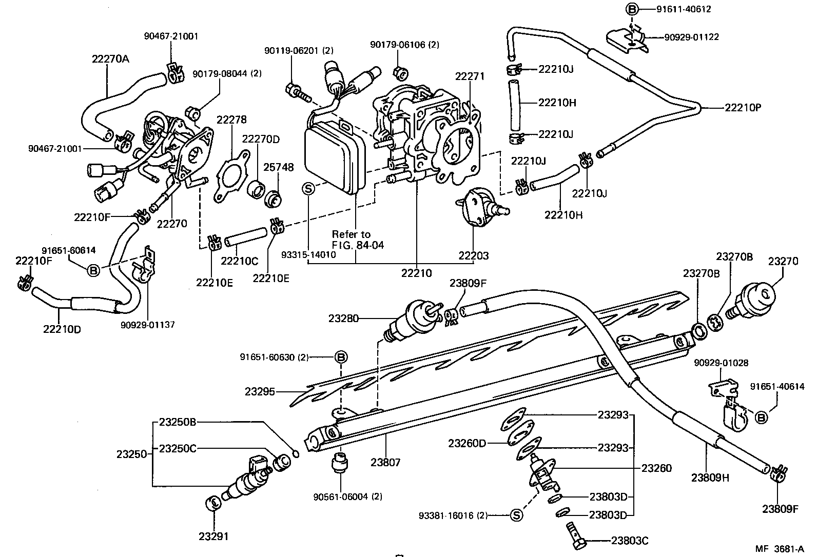 22210-43290 BODY ASSY, THROTTLE product image