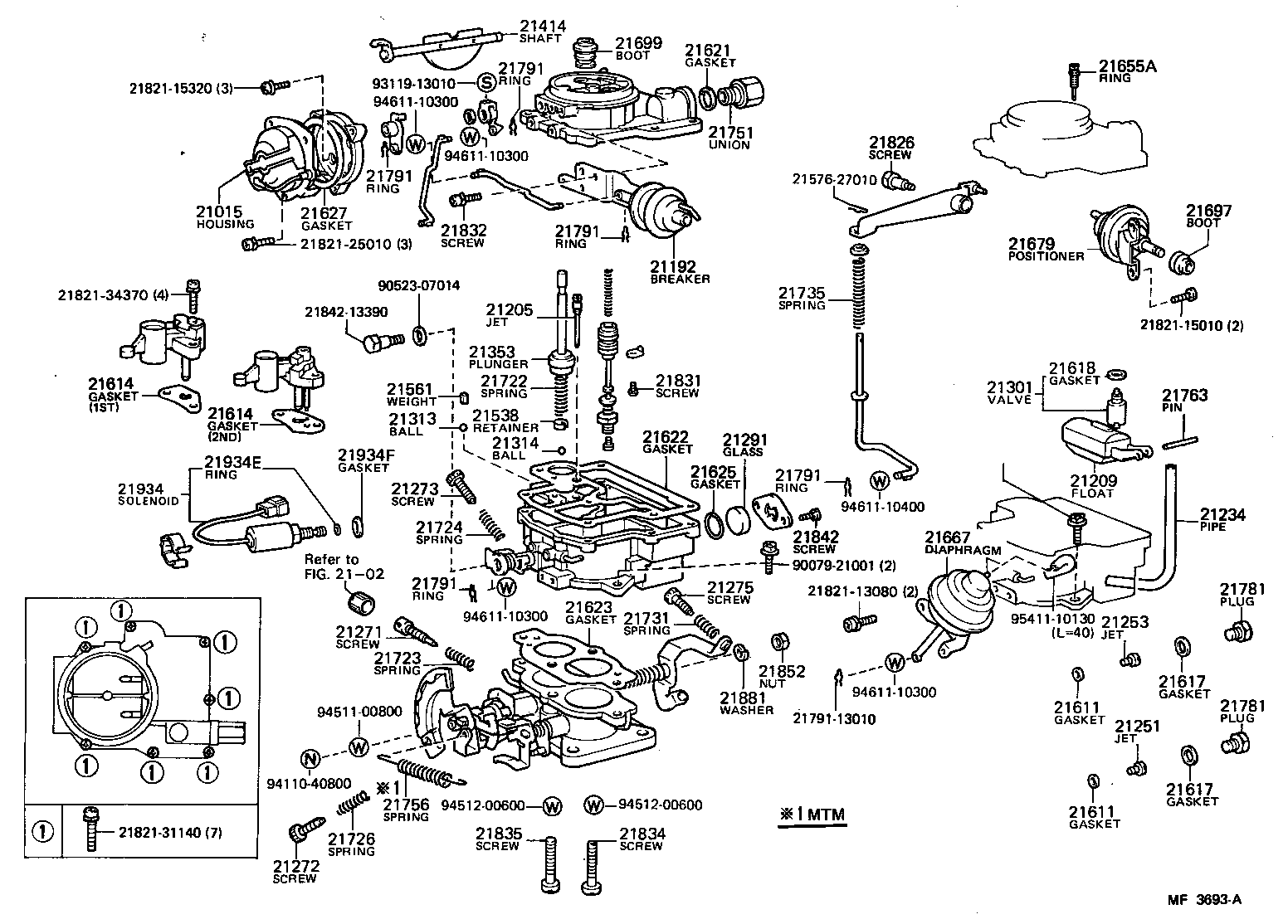 21015-13530 HOUSING SUB-ASSY, COIL product image