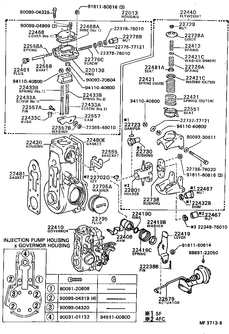 22410-58320 GOVERNOR ASSY, INJECTION PUMP MECHANICAL product image