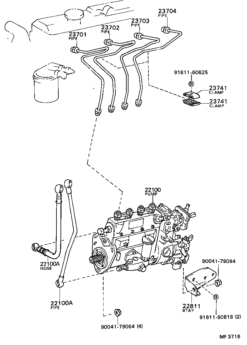 22100-58810 PUMP ASSY, INJECTION OR SUPPLY product image
