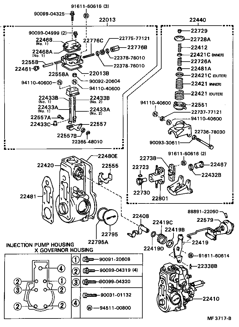 22410-58391 GOVERNOR ASSY, INJECTION PUMP MECHANICAL product image