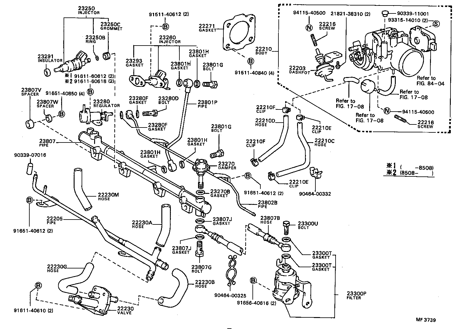 22210-74101 BODY ASSY, THROTTLE product image
