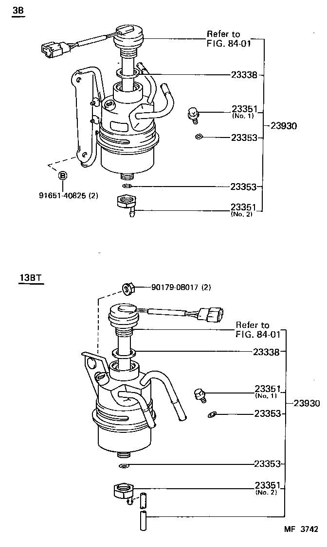 23300-35060 FILTER ASSY, FUEL product image