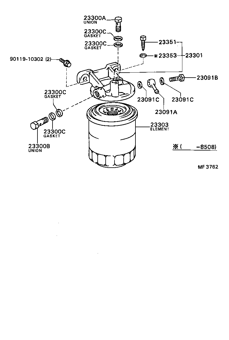 23333-78010 SPRING, FILTER ELEMENT SET product image