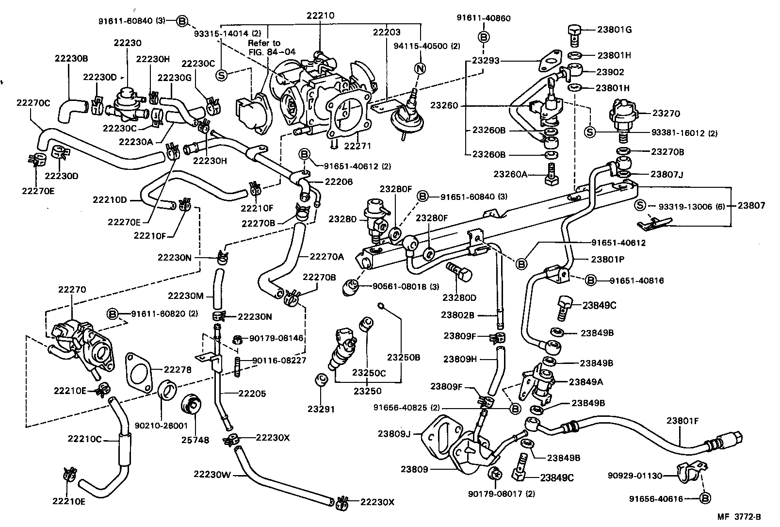 23209-70050 INJECTOR ASSY, FUEL product image