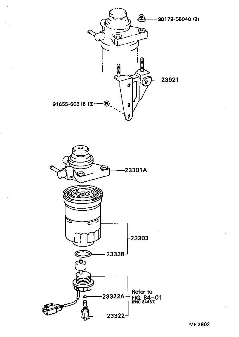 23921-55010 SUPPORT, FUEL FILTER product image