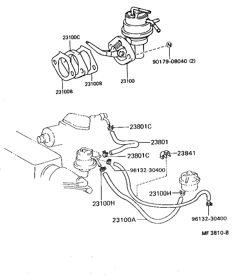 23100-11050 PUMP ASSY, FUEL product image
