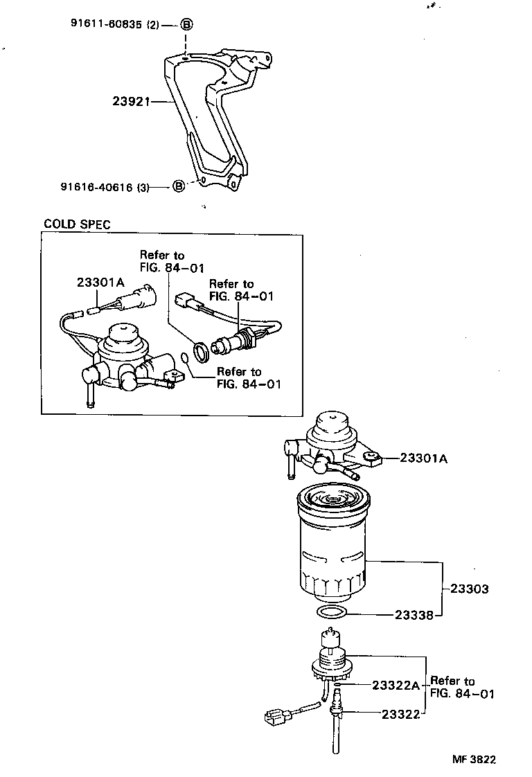 23921-38020 SUPPORT, FUEL FILTER product image