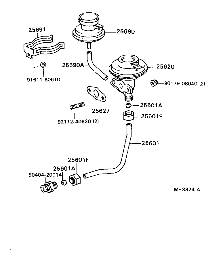 25620-74130 VALVE ASSY, EGR product image