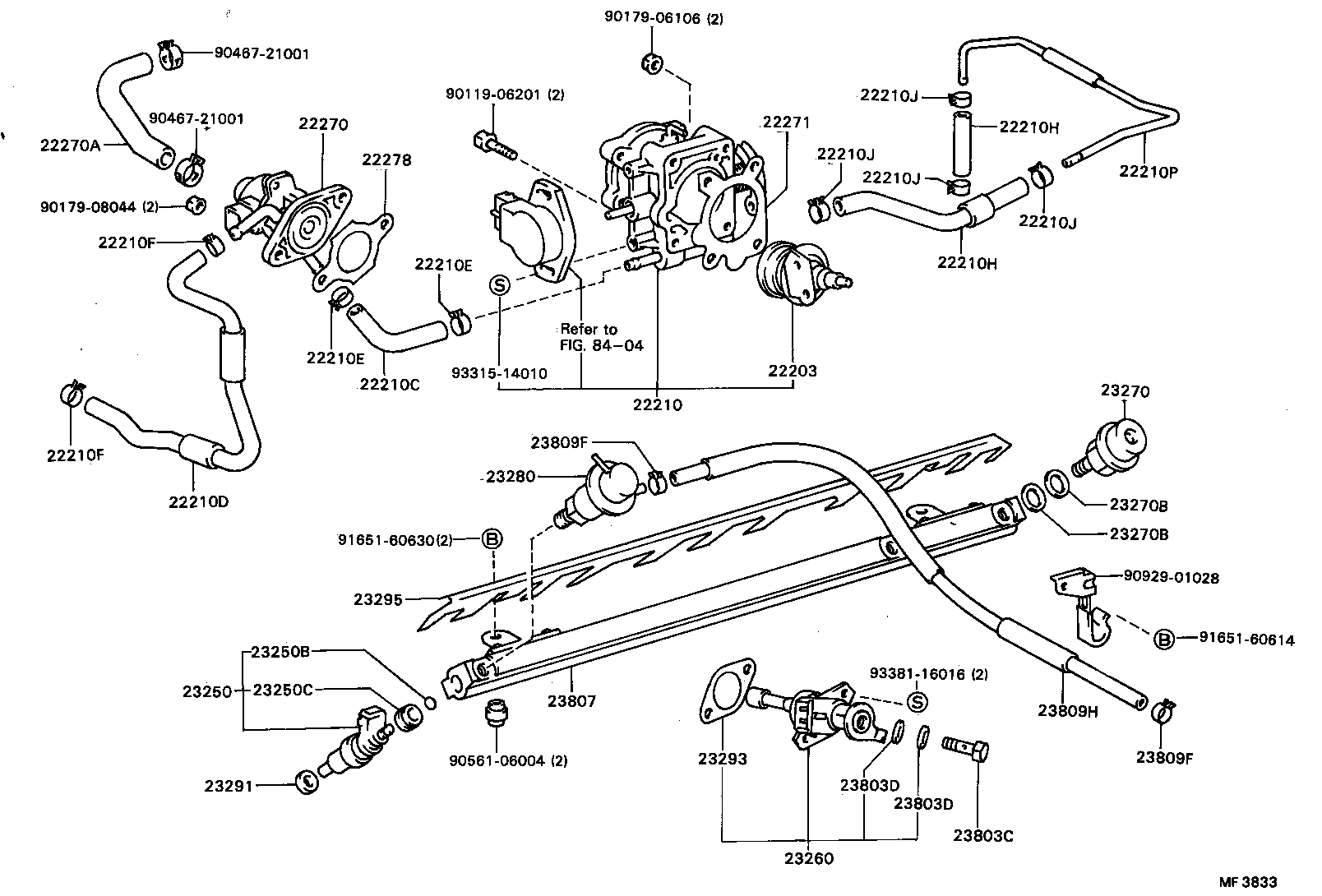 23209-70050 INJECTOR ASSY, FUEL product image