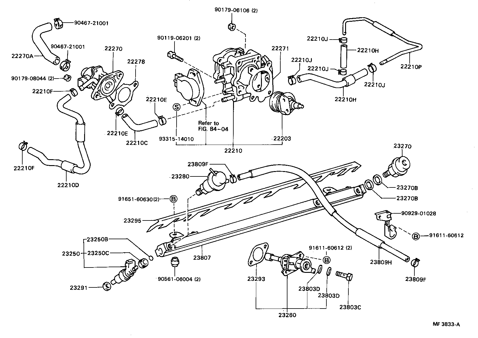 22210-70190 BODY ASSY, THROTTLE product image