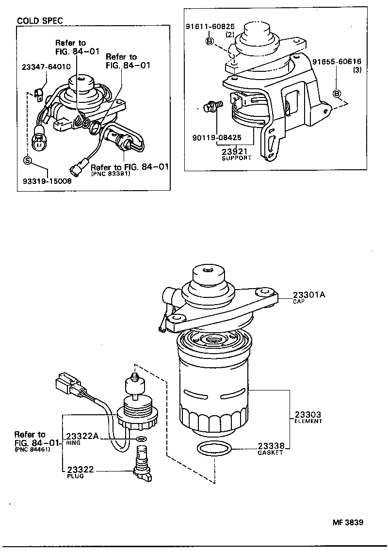 23921-64091 SUPPORT, FUEL FILTER product image